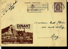 Publibel Obl. N° 871 ( DINANT Sur Meuse ) Obl. LIEGE  28/07/49 - Publibels