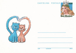 SAN MARINO - CARTOLINA POSTALE  1998 - NUOVA LIBERTAS - AUGURALI - NUOVA - Interi Postali