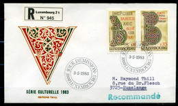 Z24-1 Luxembourg  FDC 1er Jour N° 1026 + 1027  En Parfait état. A Saisir !!! - Storia Postale