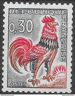 FRANCE Coq De Decaris. Yvert N° 1331Ab Roulette Numéro Rouge Au Verso. ** MNH - Neufs