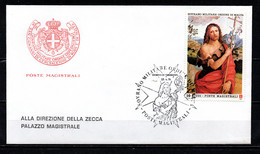 SMOM - 1991 - SAN GIOVANNI BATTISTA (13^ EMISSIONE) - FDC - Sovrano Militare Ordine Di Malta