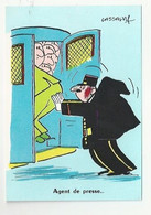 HUMOUR POLICE -  ILLUSTRATEUR : LASSALVY - - AGENTS - L'AGENT DE PRESSE... - Lassalvy