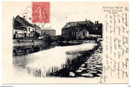 70  - PORT Sur SAONE - Entree Du Canal De L'Est ( Obliteration " Voisey - Haute Marne " 1907 Timbre Semeuse Lihnée ) - Port-sur-Saône
