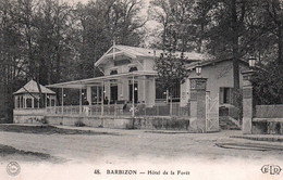 14561 BARBIZON  Hôtel De La Forêt    (recto-verso) 77 - Barbizon