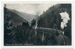 ALLEMAGNE : HOLLENTAL, BAD SCHWARZWALD - RAVENNAVIADUKT / RAILWAY VIADUCT WITH TRAIN - Höllental