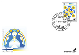 Finland 2022 Support To Ukraine BeePost FDC - Covers