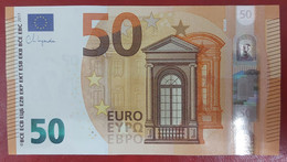 50 EURO V024H5 Lagarde Spain Serie VC Last Position Perfect UNC - 50 Euro