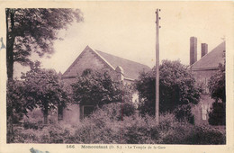 79 - MONCOUTANT - Le Temple De La Gare En 1935 - Moncoutant