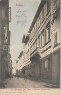 CARTOLINA EMPOLI - VIA GIUSEPPE DEL PAPA E PALAZZO MUNICIPALE - ANIMATA , VIAGGIATA 1902 - T158 - Firenze (Florence)