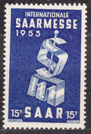 Saar Sarre 1953 Mi#341 Mint Never Hinged - Unused Stamps