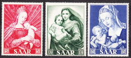 Saar Sarre 1954 Mi#351-353 Mint Never Hinged - Neufs
