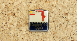 Pin's JO BARCELONE 92 - PLONGEON - KODAK Marché USA & CANADA - Verni époxy - Fabricant USC - Jeux Olympiques