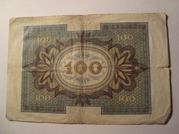 BILLET ALLEMAGNE 100 MARK 1920 - 100 Mark
