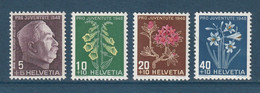 ⭐ Suisse - YT N° 467 à 470 ** - Neuf Sans Charnière - 1948 ⭐ - Unused Stamps