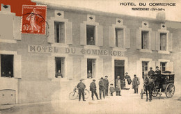 N°98198 -cpa Montendre -hôtel Du Commerce- - Montendre