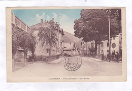 CPA :  14 X 9  -  SCIONZIER  - Rue  Principale - Place Foron - Scionzier