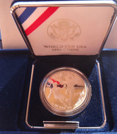 USA $ 1 ARGENTO 1994 WORLD CUP '94 PROOF SET ZECCA - Collezioni