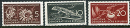 DDR / E. GERMANY 1957 Nature Protection Week MNH / **.  Michel  561-63 - Neufs