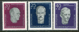 DDR / E. GERMANY 1957 National Memorial MNH / **.  Michel  606-08 A - Unused Stamps