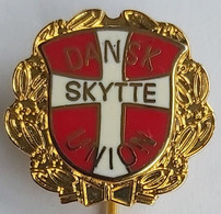 Dansk Skytte Union Denmark Archery Shooting Association Federation Union   PINS A11/3 - Tiro Con L'Arco