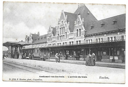 CPA Esschen, Aankomst Van Den Trein - L'arrivée Du Train - Essen