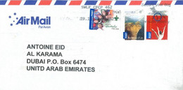 AUSTRALIA  - 2019 - STAMP  COVER  FROM  AUSTRALIA  TO DUBAI. - Covers & Documents