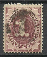 USA 1884/1889 Postage Due Portomarke Michel 1 B O - Franqueo