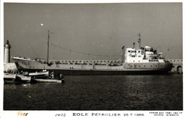 Cpsm Bateau " Eole " Marius Barr Ex " Ellen Essberger " 1958 Lovenburg Allemagne - Tankers