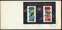 BURUNDI(1965) ITU Centennial. Set Of 2 Unaddressed FDCs, Perf & Imperf. Mentioned After Scott Nos 126-33. - FDC