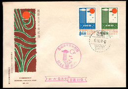 CHINA (TAIWAN)(1968) International Hydrological Decade. Unaddressed FDC With Cachet And Thematic Cancel. Scott 1570-1 - FDC
