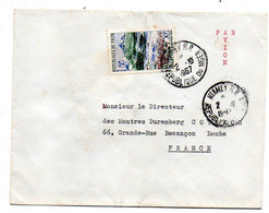 Niger -1967 -Lettre NIAMEY RP  Pour  Besançon-25 ( France) ..tp Grenoble Ville Olympique. Seul Sur Lettre ......à Saisir - Niger (1960-...)