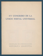 ARGENTINA XV Congreso De La Unión Postal Universal 6 Ensayos Sin Dentar De Diferentes Colores Del Sello Aéreo N°98 RR - Ongebruikt