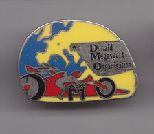 Pin's DMO Donald Mégasport Organisation F1 Moto Réf 7145 - Automovilismo - F1