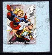 GB 2021 QE2 1st DC Comics Justice League Supergirl & Shazam Umm SG 4587f S/A (A1235) - Neufs