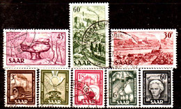 Sarre-199- Original Values Issued In 1951 (+/o) LH/Used - Quality In Your Opinion. - Otros & Sin Clasificación