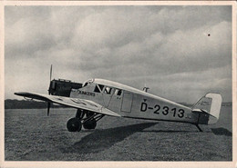 ! Alte Reklame Ansichtskarte Junkers F13, Propellerflugzeug, Airplane, D-2313 - 1919-1938: Interbellum