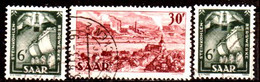 Sarre-203- Original Values Issued In 1951 (o) Used - Quality In Your Opinion. - Otros & Sin Clasificación