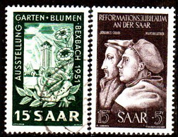 Sarre-209- Original Values Issued In 1951 (+/o) LH/Used - Quality In Your Opinion. - Sonstige & Ohne Zuordnung