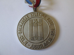 Yugoslavia Balkan Athletics Championship Celje/Slovenia 1976 Medal - Other & Unclassified