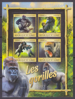 2016 Guinea 11891-11894KL Fauna - Gorilla 16,00 € - Gorillas