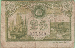 France - Chambre De Commerce De Dieppe (76) - Billet De 25 Centimes - Emission 1920 - Chambre De Commerce