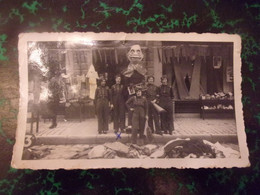 ♥️ Photo 1936 CARNAVAL  ET BRADERIE BLERE 37 JEUNES FEMMES EN GROOM  ROI CARNAVAL TETE MAGASIN - Bléré