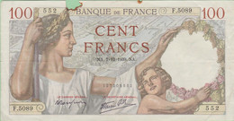 France - Billet De 100 Francs Type Sully - 7 Décembre 1939 - 100 F 1939-1942 ''Sully''