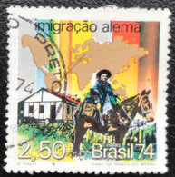 Brasil - Brazilië - C12/9 - (°)used - 1974 - Michel 1433 - Immigranten - Usati