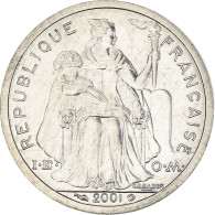 Monnaie, Polynésie Française, Franc, 2001, Paris, FDC, Aluminium, KM:11 - Frans-Polynesië