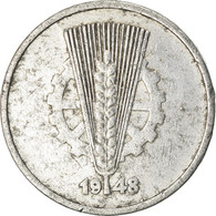 Monnaie, GERMAN-DEMOCRATIC REPUBLIC, 10 Pfennig, 1948, Berlin, TTB, Aluminium - 10 Pfennig