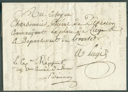 LAC De LIEGE Le 18 Brumaire AN 8 (9 Novembre 1799) Du Capitaine Rapporteur 2ème Conseil De Guerre De La 25è Division Mil - 1794-1814 (French Period)