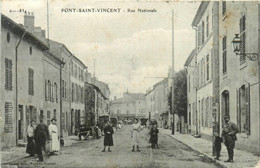 Pont St Vincent * La Rue Nationale * Villageois - Andere & Zonder Classificatie