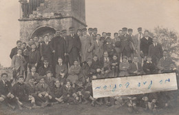 SAINTE ANNE D' AURAY - Souvenir Du Pélerinage Du 11 Avril 1921-Photographie Prise Au Loch ( Carte Photo ) - Sainte Anne D'Auray