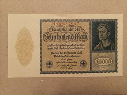 Billete De Alemania De 10000 Mark, Año 1922, Nº Bajo, Sin Circular- - Da Identificre